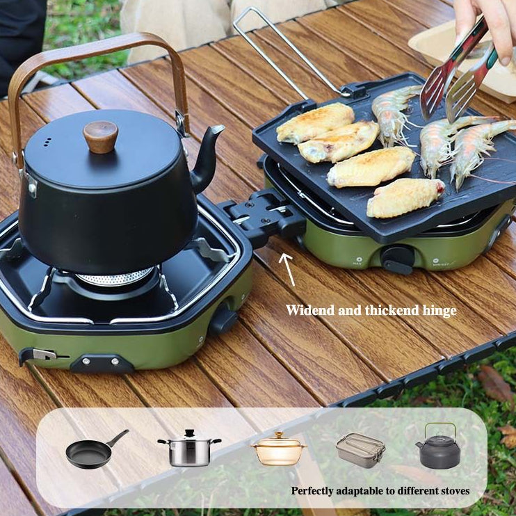 Vimora™ Double Burner Folding Gas Stove