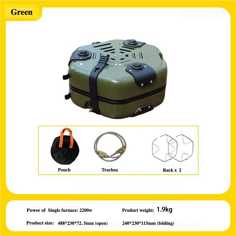 Vimora™ Double Burner Folding Gas Stove