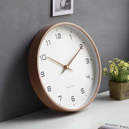 WoodenTime™ Modern Wall Clock – Elegant Decor for Minimalist Homes 1