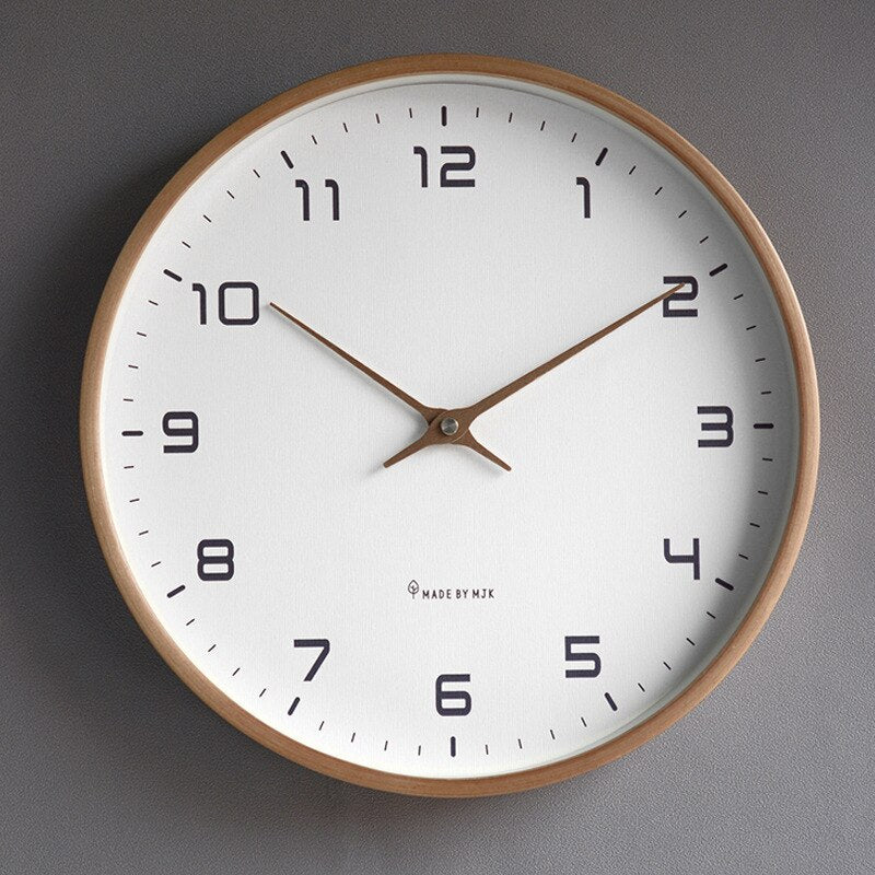 WoodenTime™ Modern Wall Clock – Elegant Decor for Minimalist Homes 3