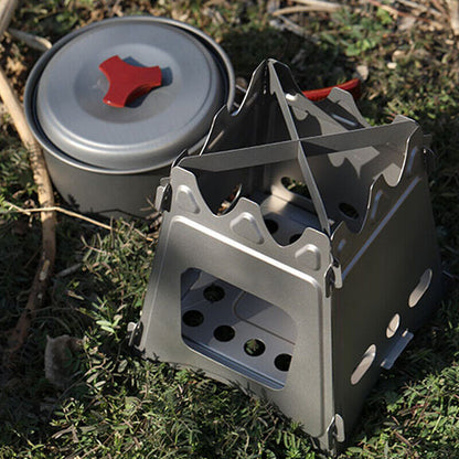 Vimora™ Stainless Steel Foldable Firewood Stove
