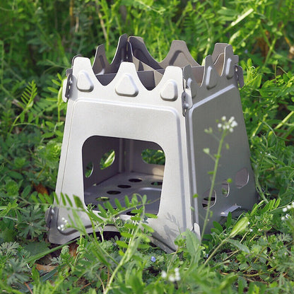 Vimora™ Stainless Steel Foldable Firewood Stove